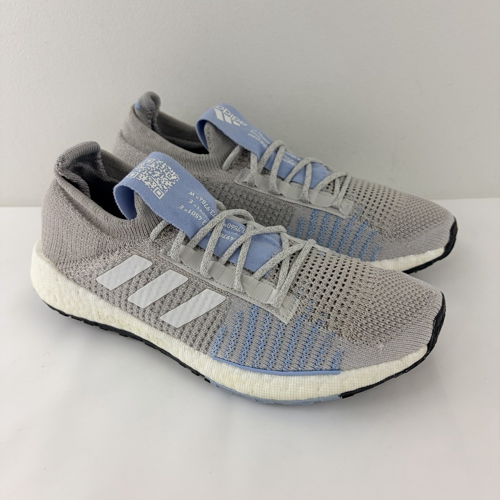 Adidas PureBoost Grey Blue Women's Running Shoes US‎ 8 EU 40 Boost Cushioned